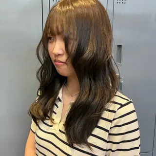 ロング カラー ヘアアレンジ ブリーチカラー特化 🌱/渡邉日向のヘアスタイル