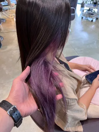 ロング カラー enn.bleach by t.a.g所属・SHUNTA /ブリーチ/レイヤーのヘアスタイル