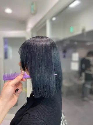 ショート カラー ヘアアレンジ flammeum所属・ハイトーン/ボブ /misakiのヘアスタイル