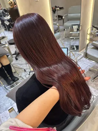 セミロング カラー 🎀レイヤー×透明感 カラー🎀Ayanoのヘアスタイル