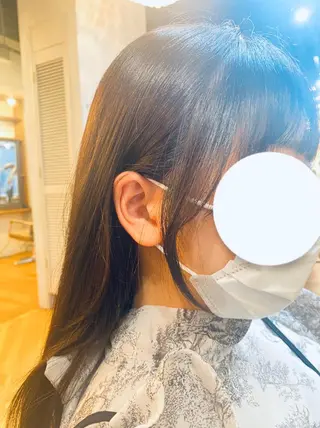 ロング カラー ヘアアレンジ ママ美容師🧸谷山 潮音/ReFa取扱店のヘアスタイル