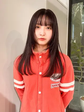 ロング カラー レイヤーカット/矢野 貴規のヘアスタイル