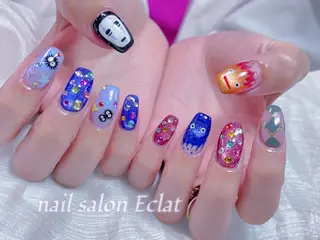 ネイル ネイルサロンエクラ 🫧Shizukaのネイルデザイン
