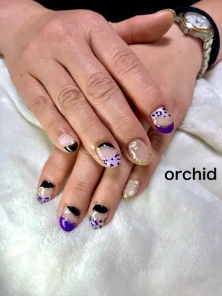 ネイル orchid ♡オーキッドのネイルデザイン