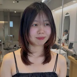 ミディアム noa/ 渋谷のヘアスタイル