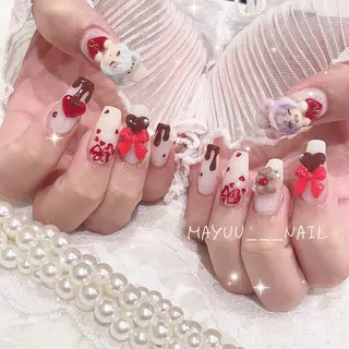 ネイル 🎀 Mayu 🎀痛ネイルのネイルデザイン