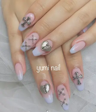 ネイル 𝐲𝐮𝐦𝐢🎀 長さ出しデザイン専門のネイルデザイン