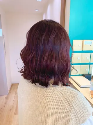 ショート カラー ヘアアレンジ 店長/ 加藤 流菜のヘアスタイル