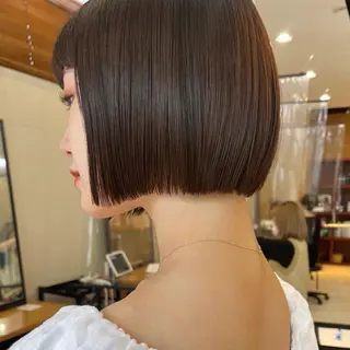ショート カラー 🌱小顔ヘア/ボブ ミディアム/双葉🌱のヘアスタイル