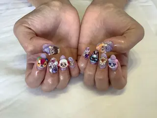 ネイル 💎🐰 saki. m 🐰💎のネイルデザイン