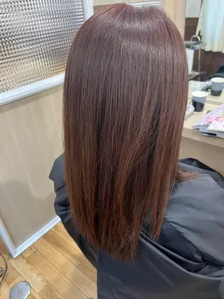 ロング カラー 鈴木 結のヘアスタイル