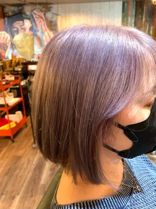 ショート カラー Hair design D.(ヘアデザインディードット)所属・河村 健太のヘアスタイル