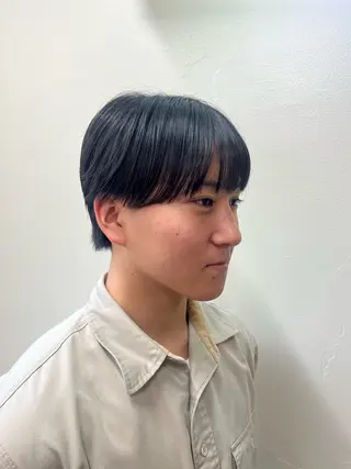 ショート パーマ メンズ 韓国風メンズ/毛流れ ヘアなら須田龍世のヘアスタイル