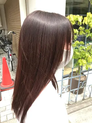 ロング カラー allure所属・【髪質改善】ena 縮毛矯正/落合/新宿のヘアスタイル