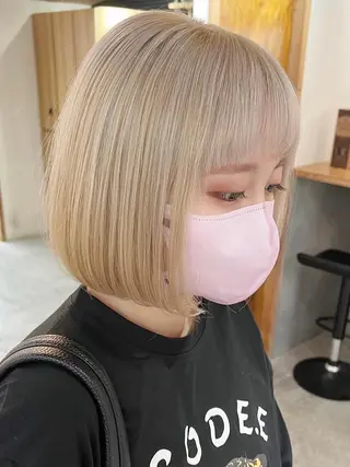 ミディアム カラー ヘアアレンジ 🫧透明感カラー/ ナルハ🫧のヘアスタイル