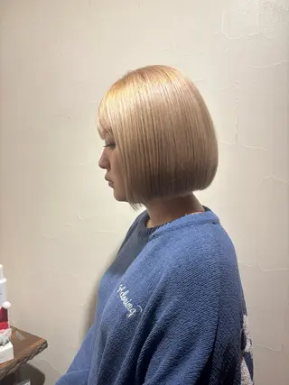 ミディアム カラー 矯正指名No.1 森彪真/ショート矯正のヘアスタイル