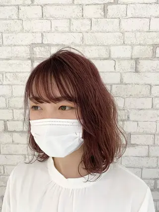 ミディアム 特殊カラー/ブリーチ 道満ゆいなのヘアスタイル