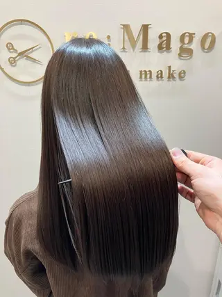 ロング カラー ヘアアレンジ キッズ 横浜関内髪質改善 re:Magoのヘアスタイル