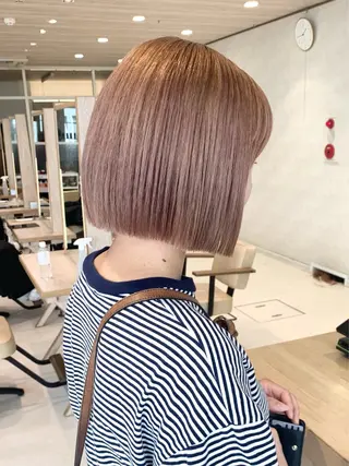 ショート カラー 艶カラー/暖色カラー /透明感/ryutoのヘアスタイル