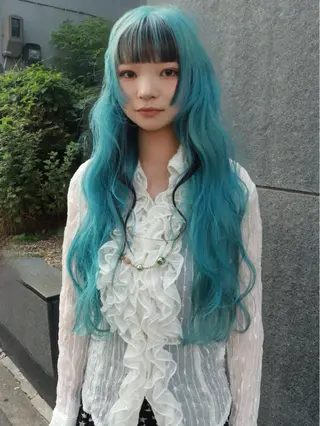 ロング カラー 🧡色落ちまで2度綺 麗なカラー🧡ヨシキのヘアスタイル