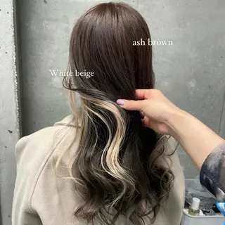 ロング カラー ハイトーン/ボブ /HBL/AYUNAのヘアスタイル