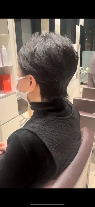 ミディアム オノ アサヒのヘアスタイル