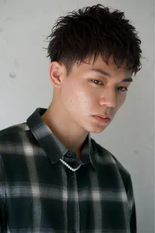 ショート メンズ ROMMY.×Homme所属・ミニモ限定‼️ メンズカット✂️のヘアスタイル