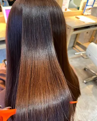 セミロング カラー 髪質改善&トリートメント Loops鷺沼店所属・🌷髪質改善/ 落合 咲弥🌷のヘアスタイル