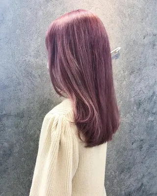 セミロング 所渉/韓国レイヤー /ウルフカットのヘアスタイル