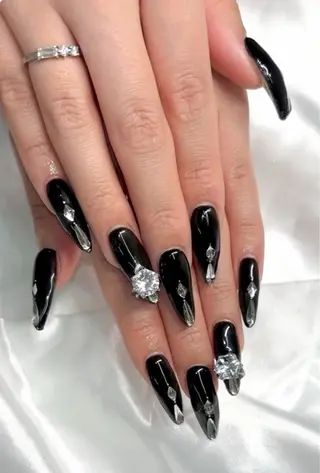 ネイル 銀河_ Chan nailsのネイルデザイン