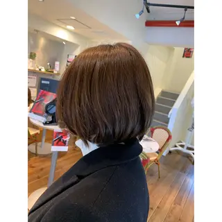 ミディアム 小杉輝/ショート /艶カラー✨のヘアスタイル