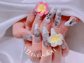 ネイル 長さだし専門店 M2　rikaのネイルデザイン