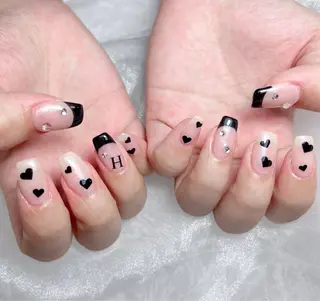 ネイル candy nail 韓国風ワンホンネイルのネイルデザイン