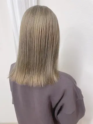 ロング カラー ケアブリーチ /髪質 改善/古橋圭史郎のヘアスタイル