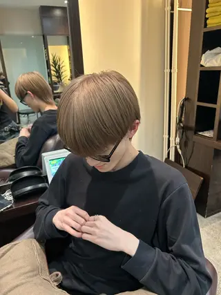 カラー メンズ 坂本奈都美 🎀のヘアスタイル