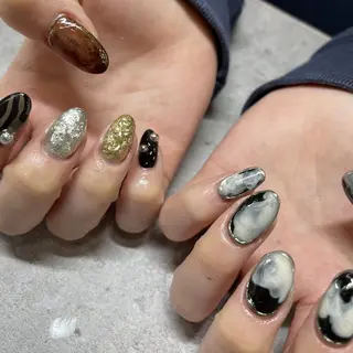 ネイル p.o.n. nuance/個性的のネイルデザイン