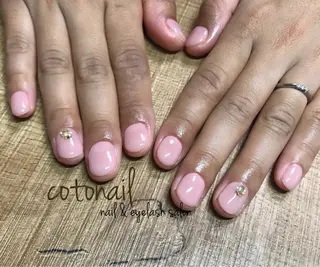 ショート ネイル マツエク・マツパ ツメトマツゲ .のネイルデザイン