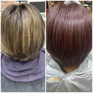 ショート カラー 美髪ヘッドスパ🫧 西山紗奈江💆‍♀️のヘアスタイル