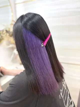 セミロング カラー 🩶mana🩶艶髪 /カラーオンカラーのヘアスタイル