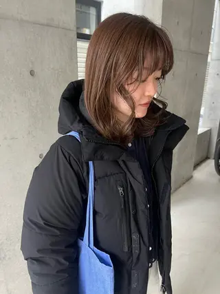 ミディアム カラー レイヤー/パーマ 🐕‍🦺Nagiのヘアスタイル