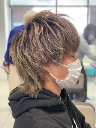 ショート カラー メンズ 平本 雄馬のヘアスタイル