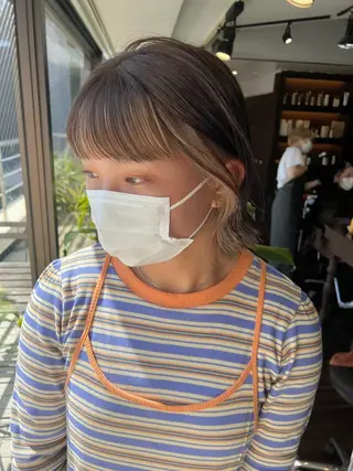 ミディアム カラー nendo_hair所属・ハイトーン/ボブ 🎀sonokaのヘアスタイル