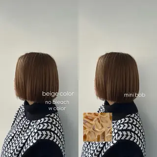 ショート カラー 松井 詩織のヘアスタイル