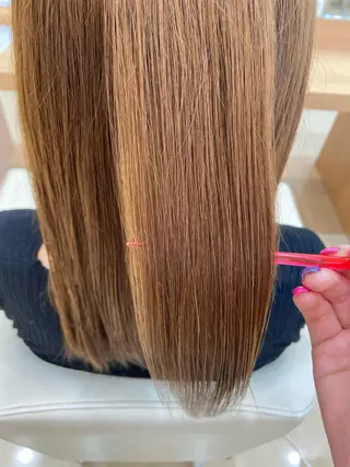 セミロング プルエクステ/インナ ーカラー🦊はるなのヘアスタイル