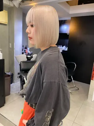 ミディアム カラー ヘアアレンジ SHACHU渋谷神南店所属・SHACHU ayamiのヘアスタイル