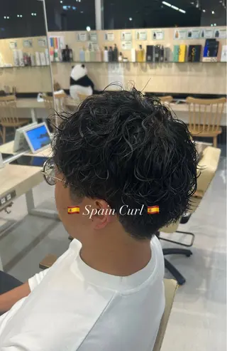 パーマ メンズ hana/海外風ヘア /レイヤーカットのヘアスタイル