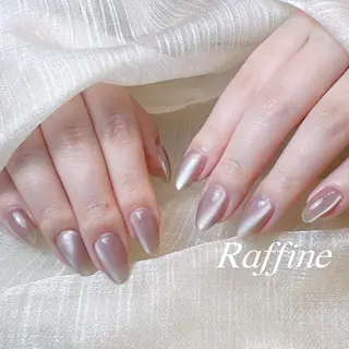 ネイル RAFFINE 月🦋🩵のネイルデザイン