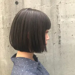 ミディアム カラー emme エミィ/立川のヘアスタイル