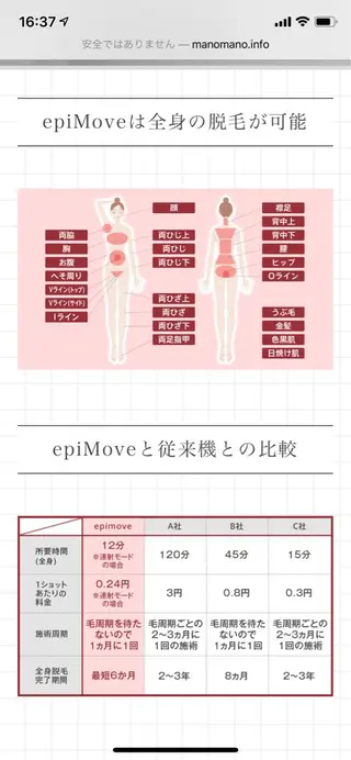 脱毛サロン RP（ルピ）のエステ・リラクイメージ