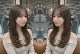 セミロング カラー ✨ORO豊中本店/ 駅から徒歩3分✨のヘアスタイル